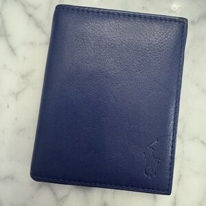 Polo Ralph Lauren Navy Leather Wallet